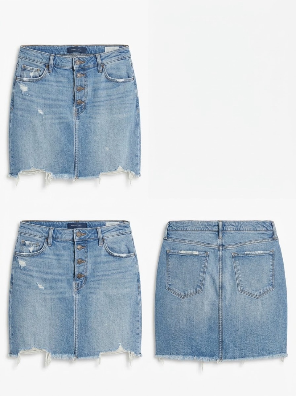 Old Navy Distressed Denim Skirt